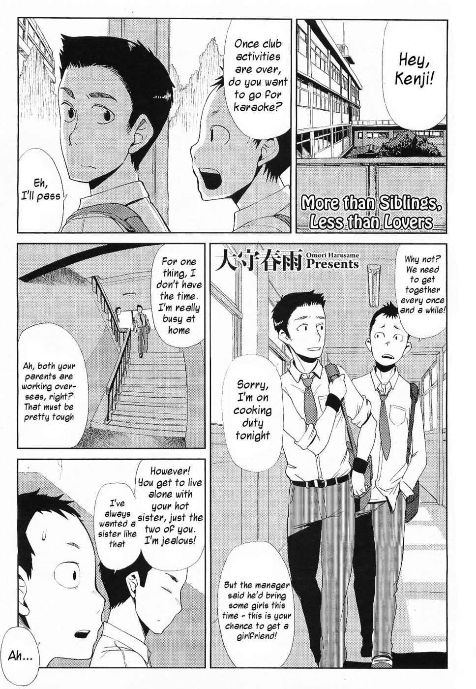 Hentai Manga Comic-More than Siblings - Less than Lovers-Read-1